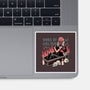 Woke Up Like This-none glossy sticker-momma_gorilla