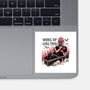 Woke Up Like This-none glossy sticker-momma_gorilla