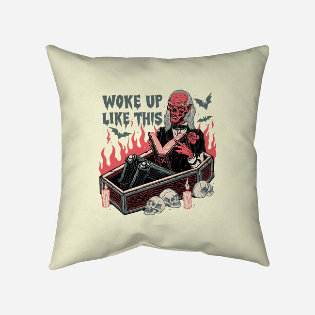 Woke Up Like This-none removable cover throw pillow-momma_gorilla