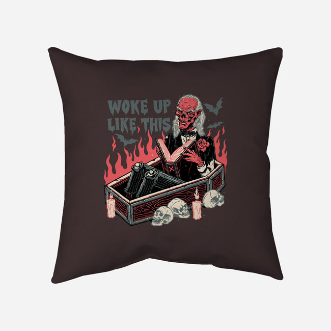 Woke Up Like This-none removable cover throw pillow-momma_gorilla
