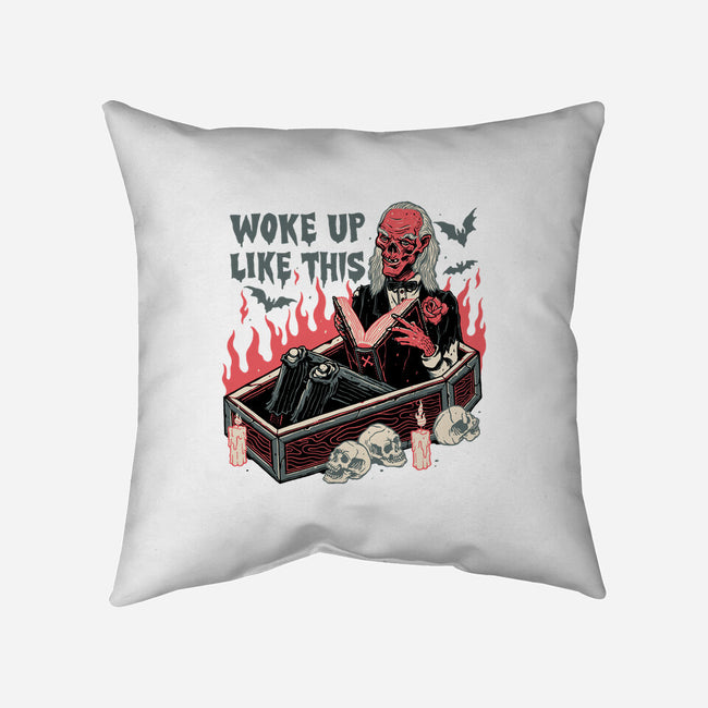 Woke Up Like This-none removable cover throw pillow-momma_gorilla