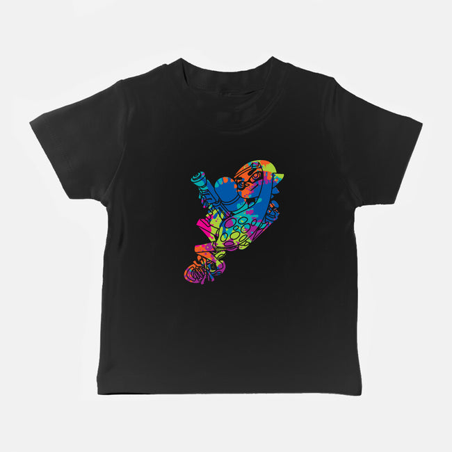 Splatter Girl-baby basic tee-dalethesk8er