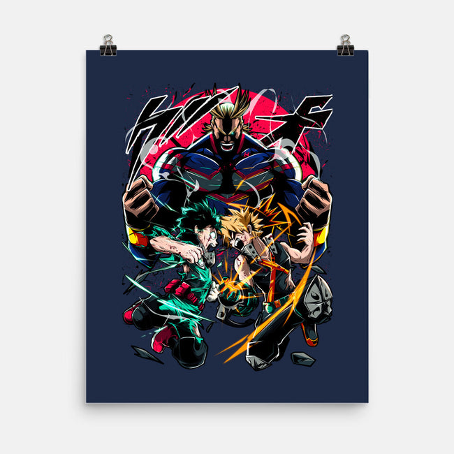 School Of Heroes-none matte poster-Conjura Geek