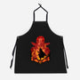 Red-Haired Shank-unisex kitchen apron-hypertwenty