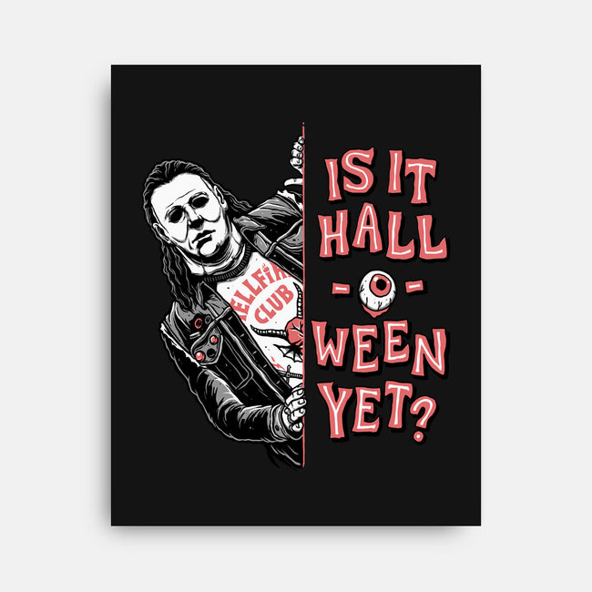 Halloween Yet?-none stretched canvas-momma_gorilla