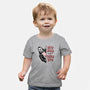 Halloween Yet?-baby basic tee-momma_gorilla