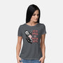 Halloween Yet?-womens basic tee-momma_gorilla