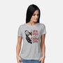 Halloween Yet?-womens basic tee-momma_gorilla