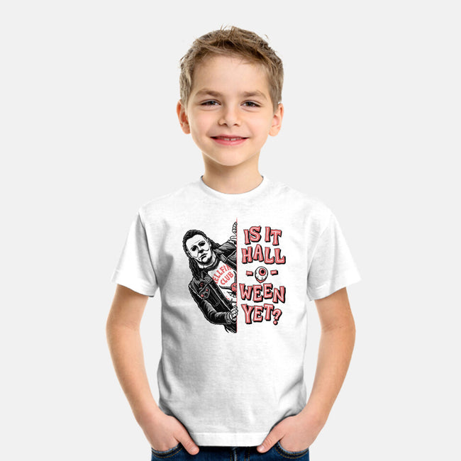 Halloween Yet?-youth basic tee-momma_gorilla