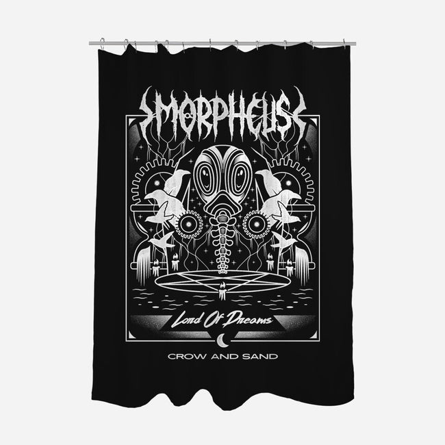 Crow And Sand-none polyester shower curtain-Logozaste