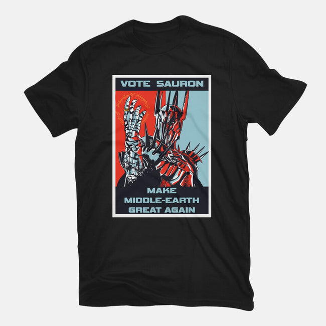 Vote Sauron-womens fitted tee-fanfabio