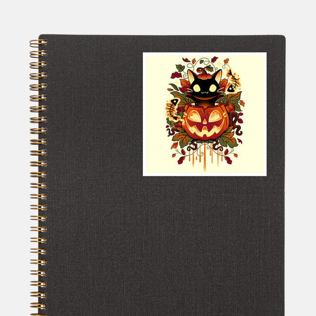 Autumn Tricks-none glossy sticker-Snouleaf
