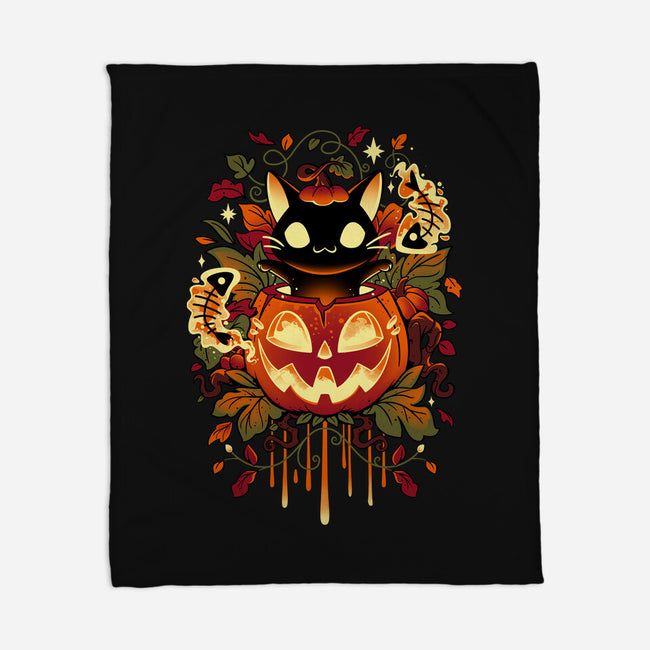 Autumn Tricks-none fleece blanket-Snouleaf