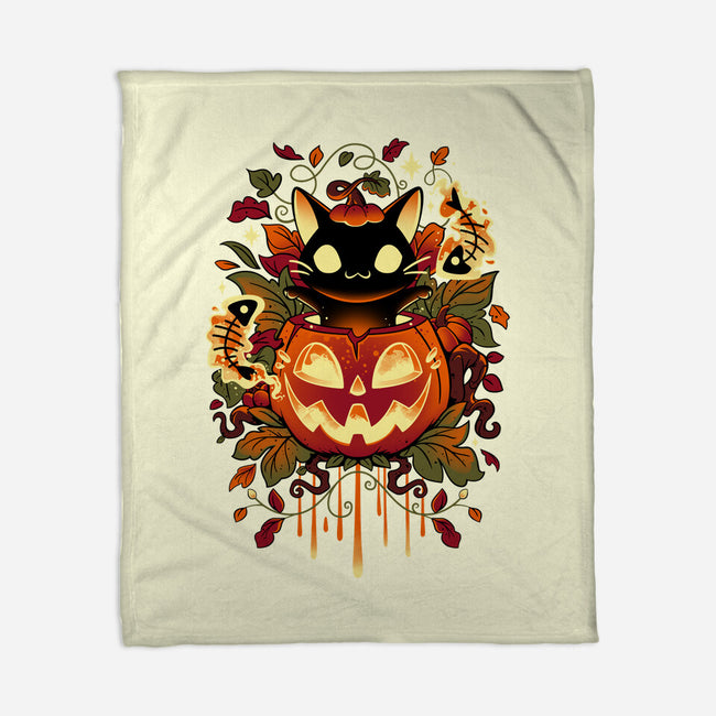 Autumn Tricks-none fleece blanket-Snouleaf