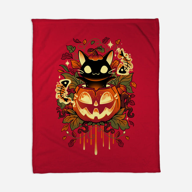 Autumn Tricks-none fleece blanket-Snouleaf