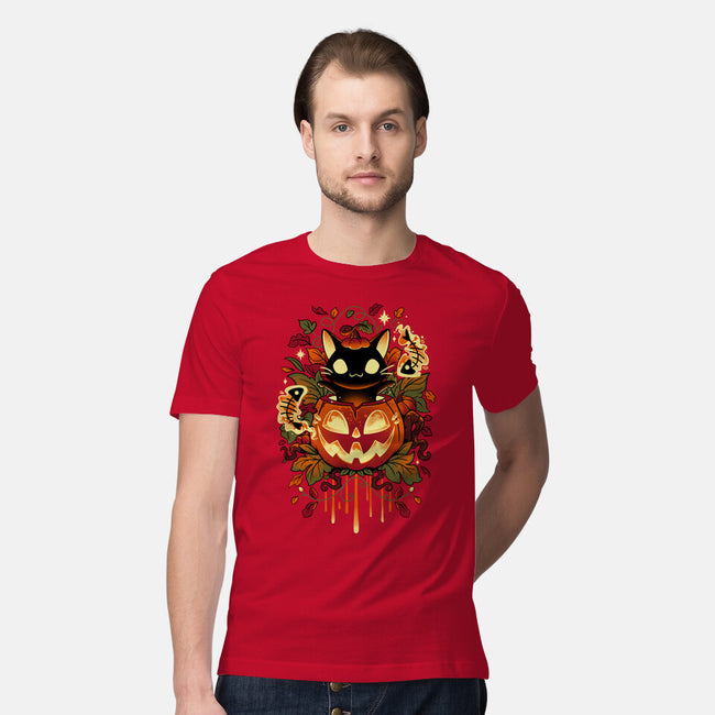 Autumn Tricks-mens premium tee-Snouleaf