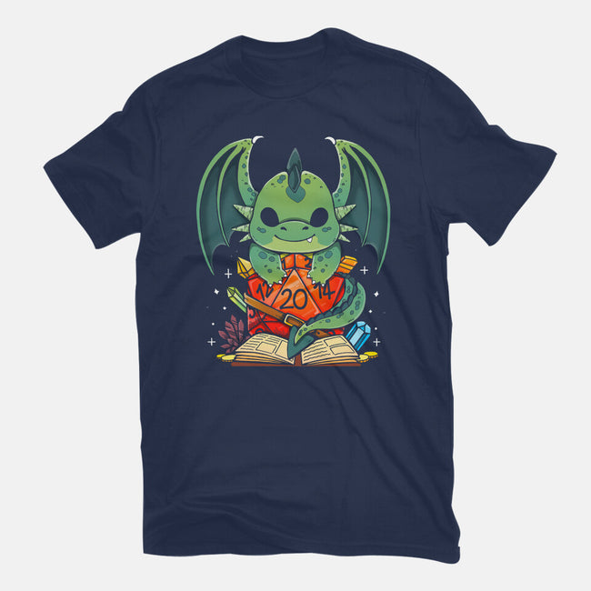 Cute Dragon Dice-youth basic tee-Vallina84