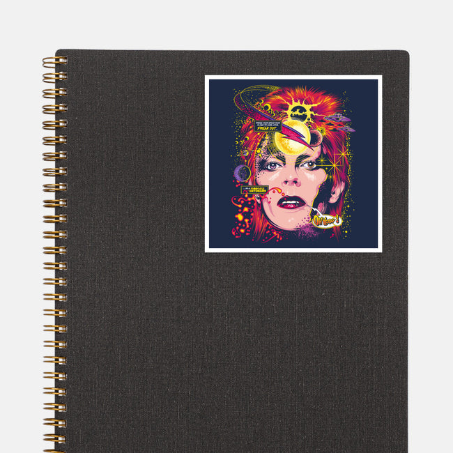 Space Face-none glossy sticker-CappO
