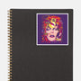Space Face-none glossy sticker-CappO
