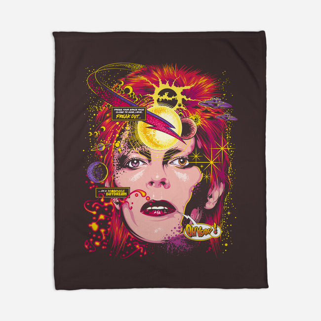 Space Face-none fleece blanket-CappO