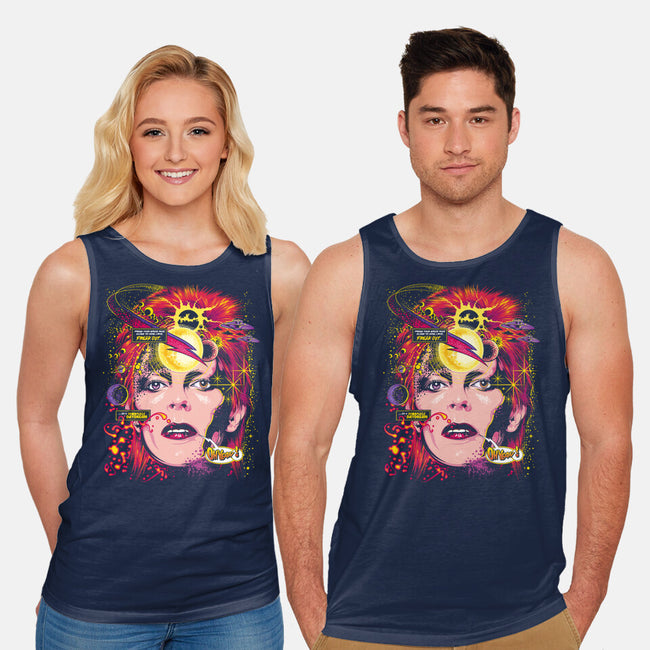 Space Face-unisex basic tank-CappO
