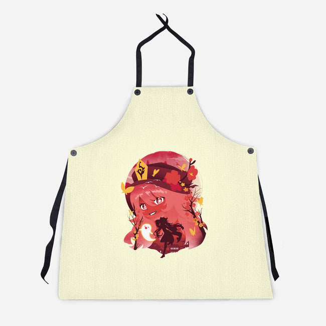 Hu Tao Ukiyo E-unisex kitchen apron-dandingeroz