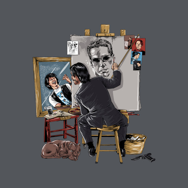 Keanu Triple Self-Portrait-none basic tote bag-zascanauta