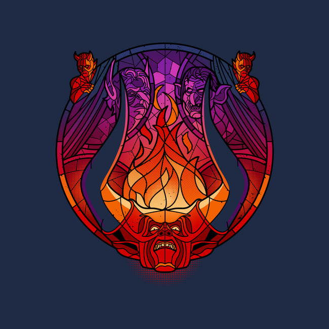 Stained Glass Darkness-none drawstring bag-daobiwan