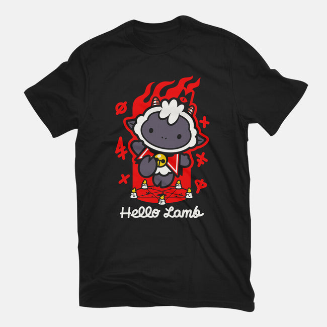 Hello Lamb-youth basic tee-demonigote