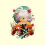 Kazuha Ukiyo E-none memory foam bath mat-dandingeroz