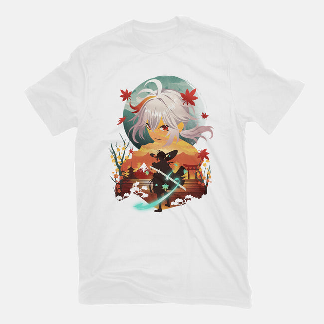 Kazuha Ukiyo E-womens fitted tee-dandingeroz