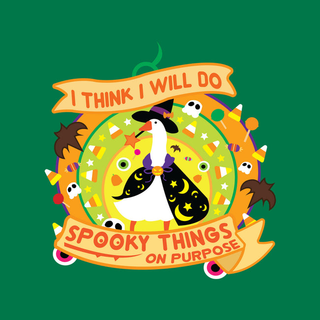 Do Spooky Things On Purpose-none stretched canvas-SwensonaDesigns