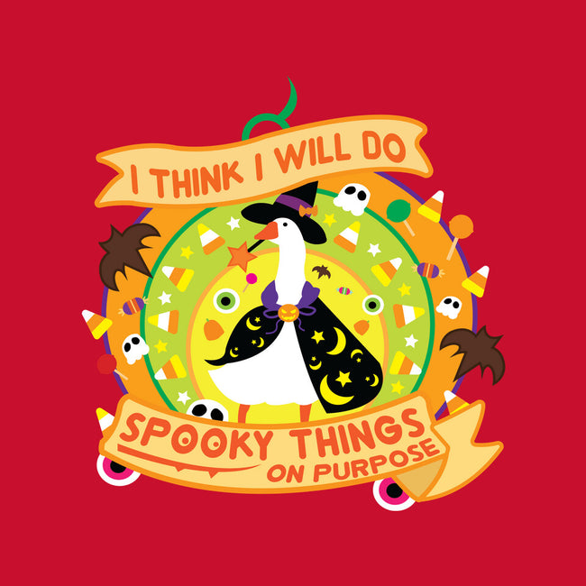 Do Spooky Things On Purpose-dog basic pet tank-SwensonaDesigns