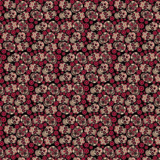 Calaveras-none all over print duffle bag-rocketman_art