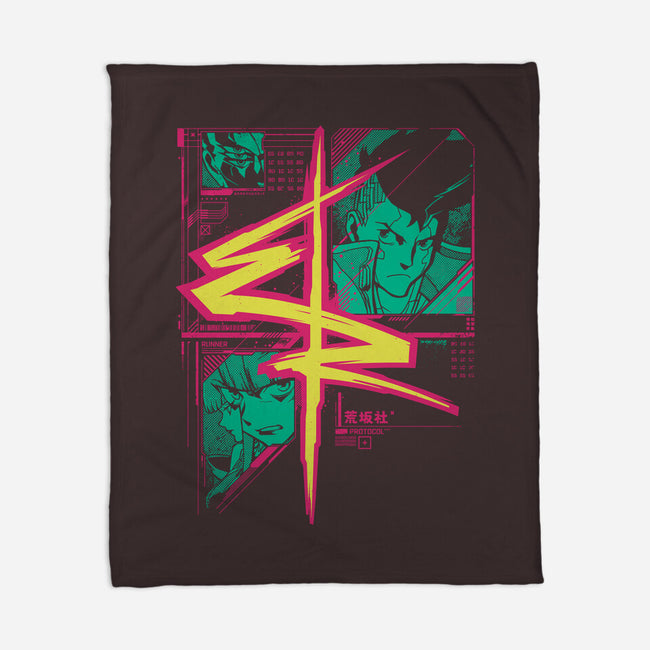 CyberRunners-none fleece blanket-StudioM6