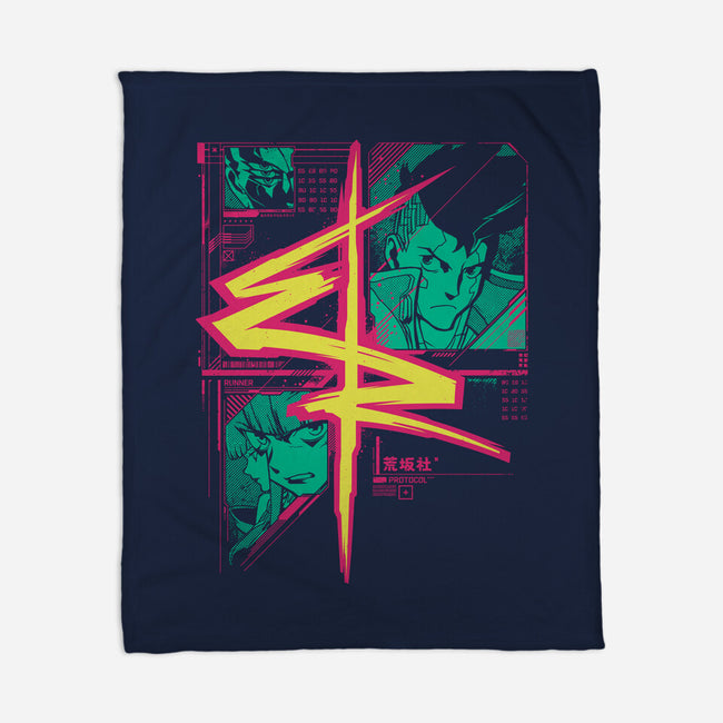 CyberRunners-none fleece blanket-StudioM6