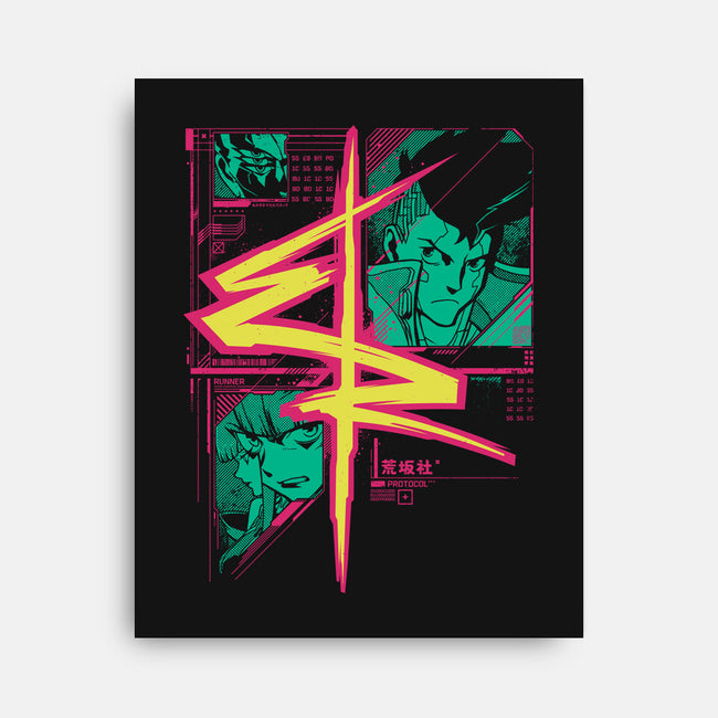 CyberRunners-none stretched canvas-StudioM6