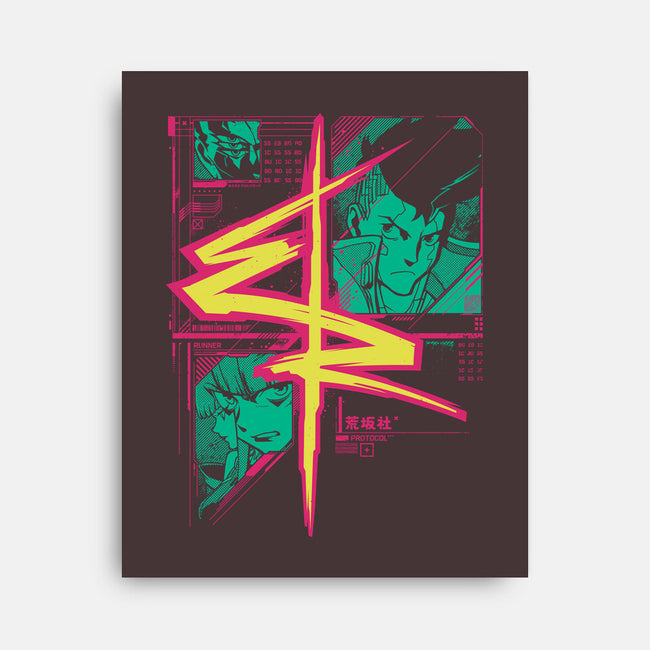 CyberRunners-none stretched canvas-StudioM6