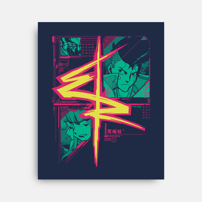 CyberRunners-none stretched canvas-StudioM6
