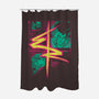 CyberRunners-none polyester shower curtain-StudioM6