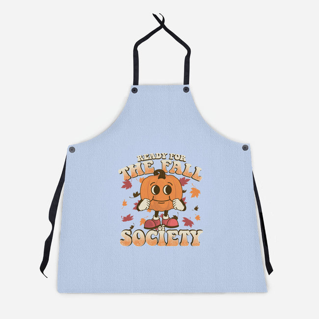 Ready For The Fall of Society-unisex kitchen apron-RoboMega