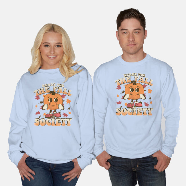 Ready For The Fall of Society-unisex crew neck sweatshirt-RoboMega