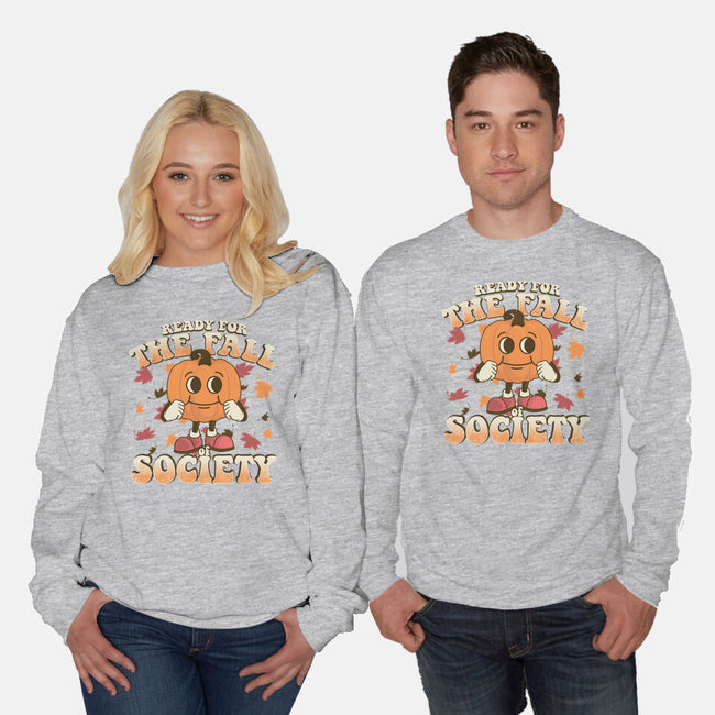 Ready For The Fall of Society-unisex crew neck sweatshirt-RoboMega