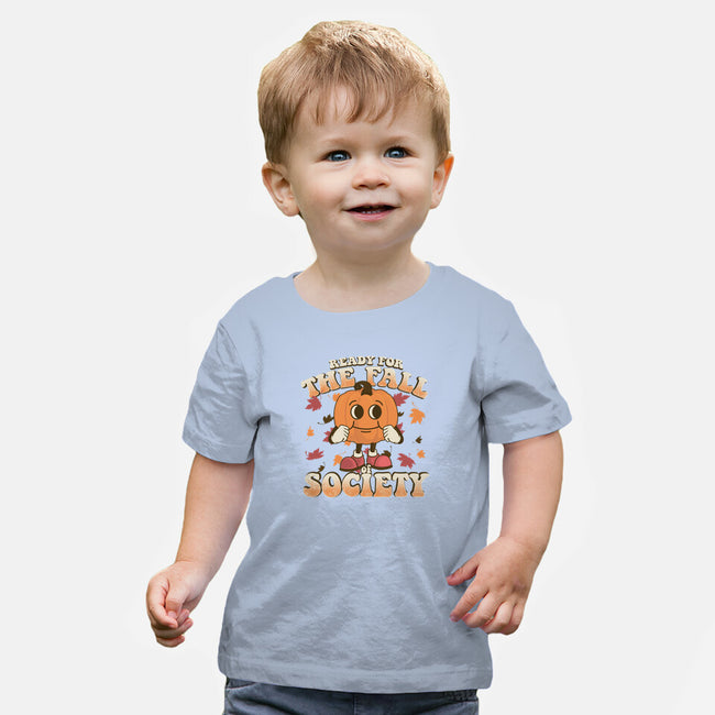 Ready For The Fall of Society-baby basic tee-RoboMega