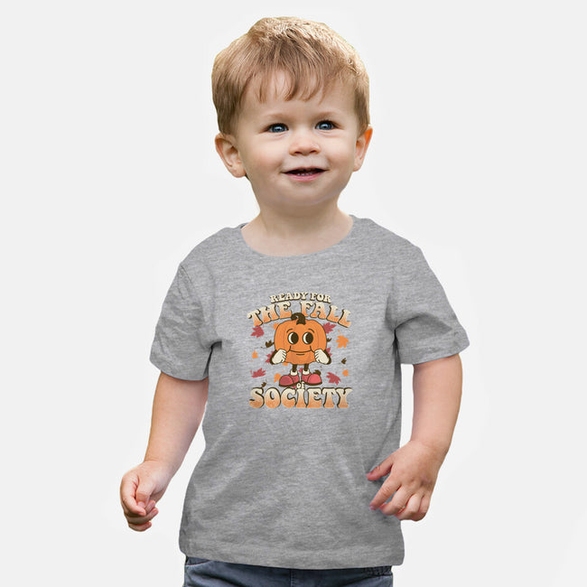 Ready For The Fall of Society-baby basic tee-RoboMega