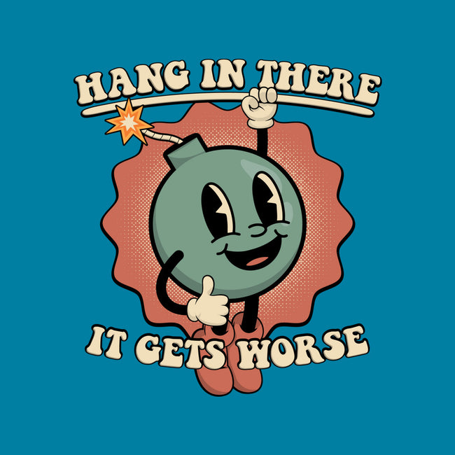 Hang In There-none polyester shower curtain-RoboMega