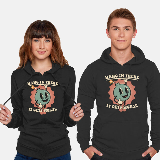 Hang In There-unisex pullover sweatshirt-RoboMega