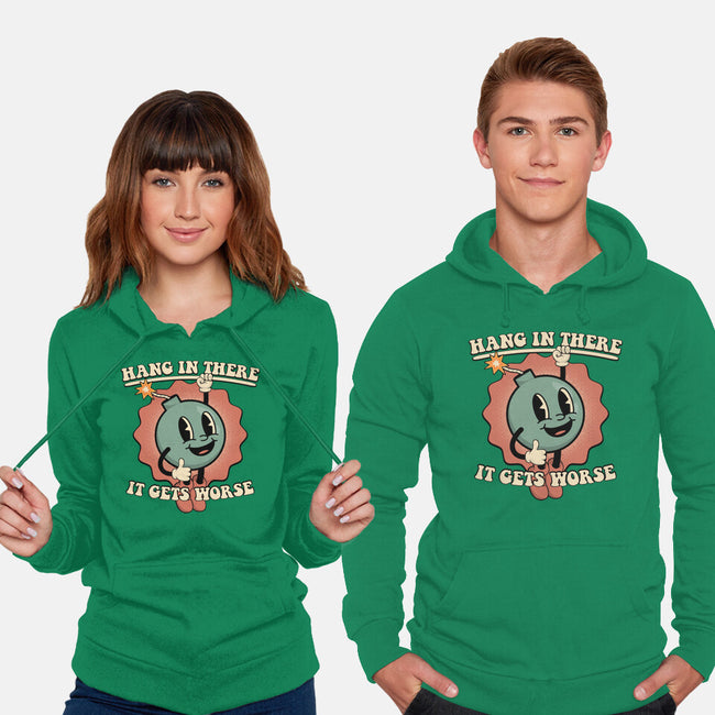 Hang In There-unisex pullover sweatshirt-RoboMega