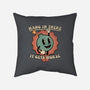 Hang In There-none removable cover w insert throw pillow-RoboMega