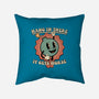 Hang In There-none removable cover w insert throw pillow-RoboMega